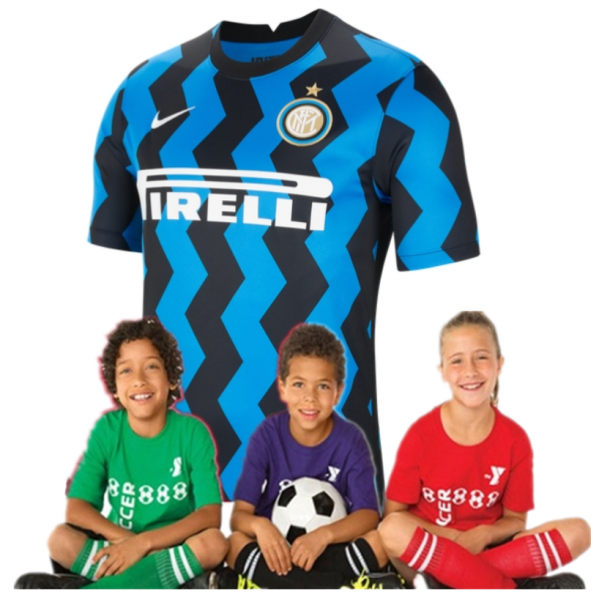 Kid's Inter Milan Home Suit 20/21 (Customizable)