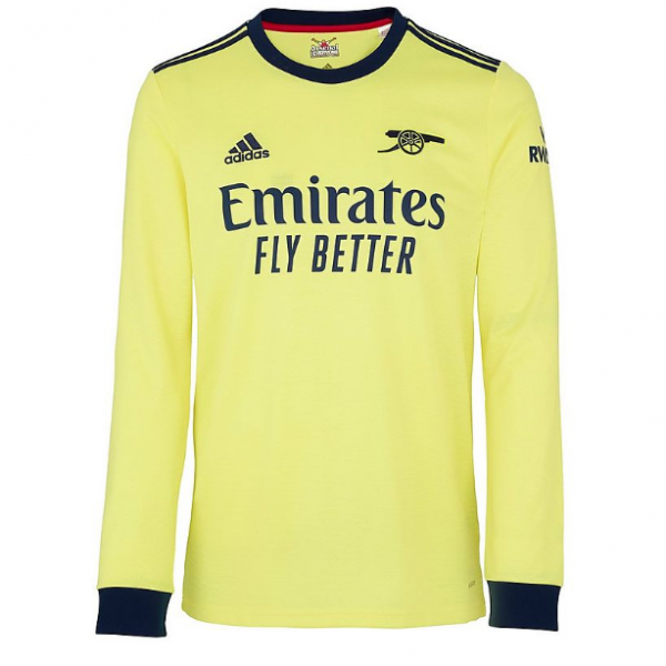 Arsenal Away Long sleeve Jersey 21/22 (Customizable)