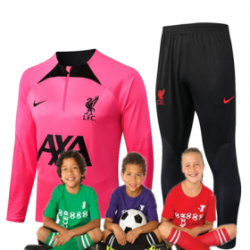 Kid's 22/23 Liverpool Pink Training Suits